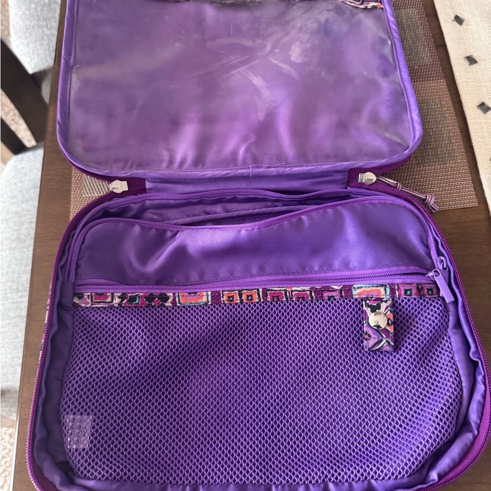 Vera Bradley Purple Makeup Bag